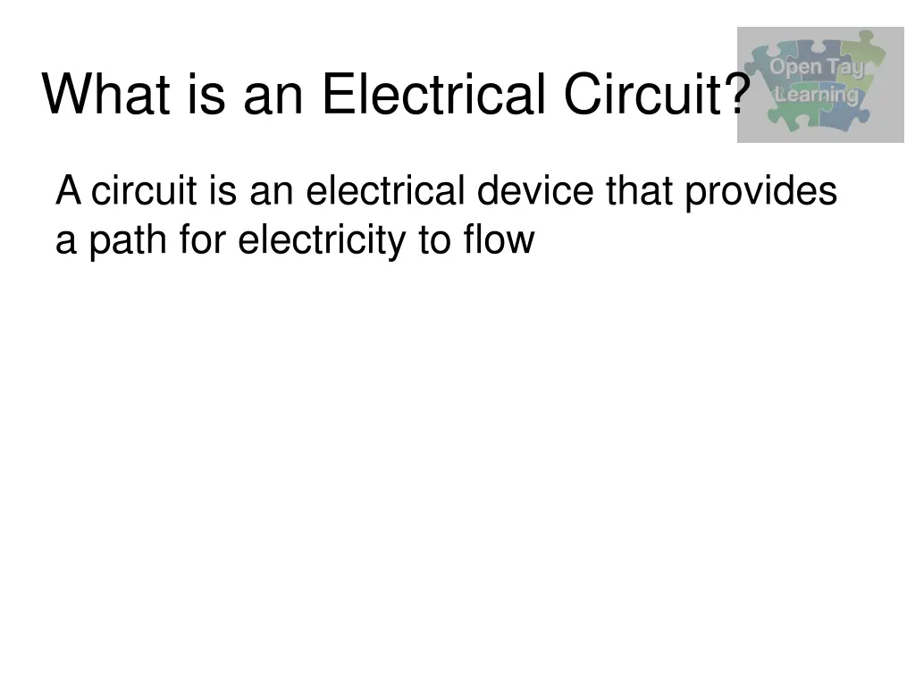 what is an electrical circuit