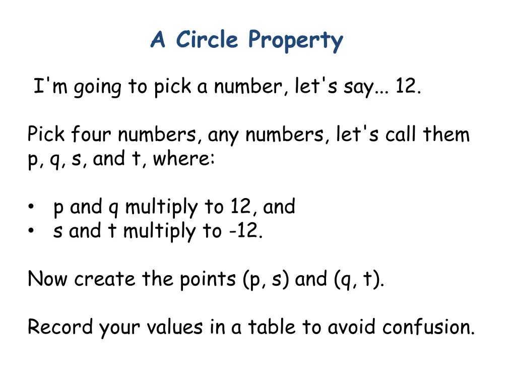 a circle property 1