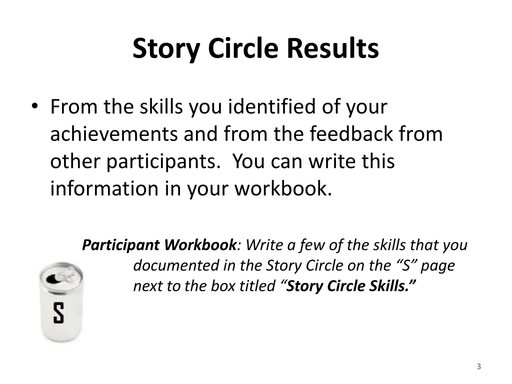 story circle results