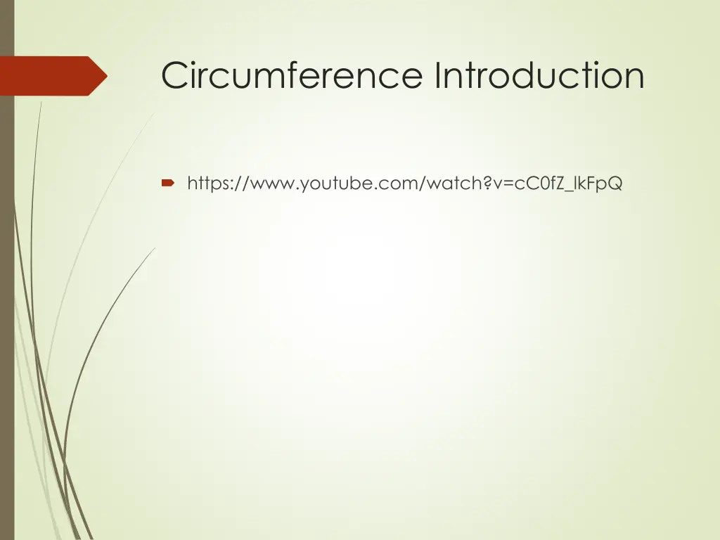 circumference introduction