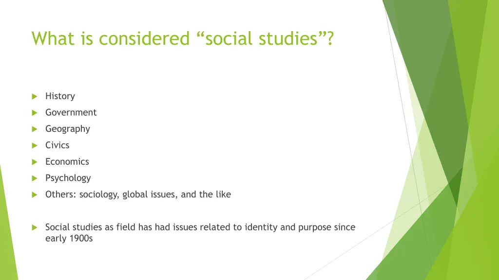 what is considered social studies