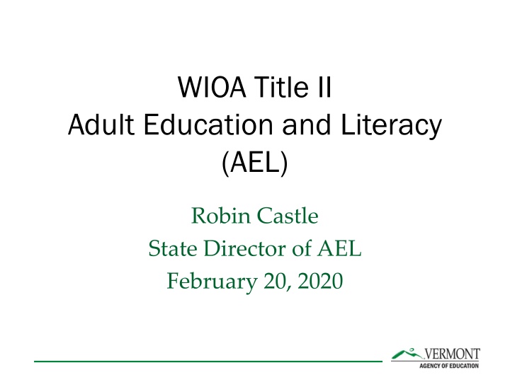 wioa title ii