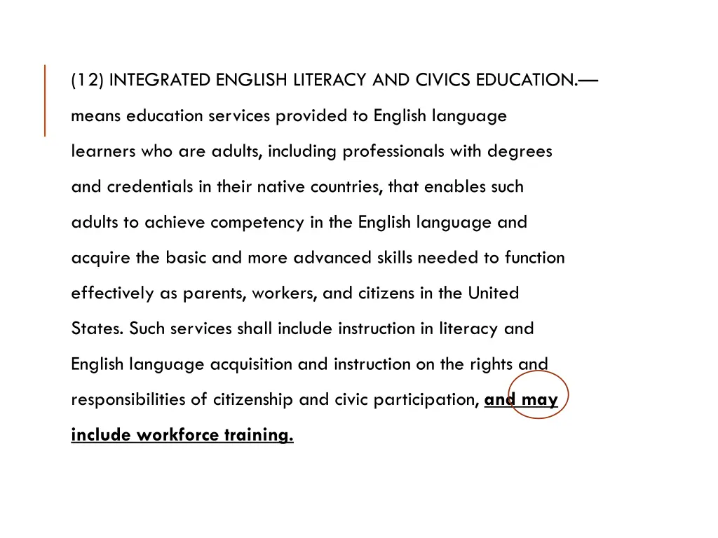 12 integrated english literacy and civics 1