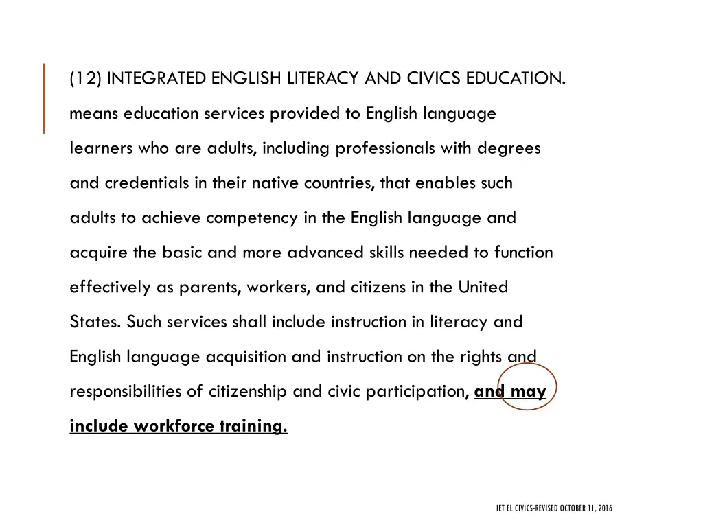 12 integrated english literacy and civics 2