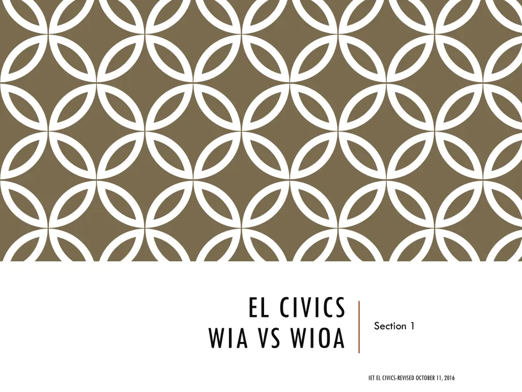 el civics wia vs wioa