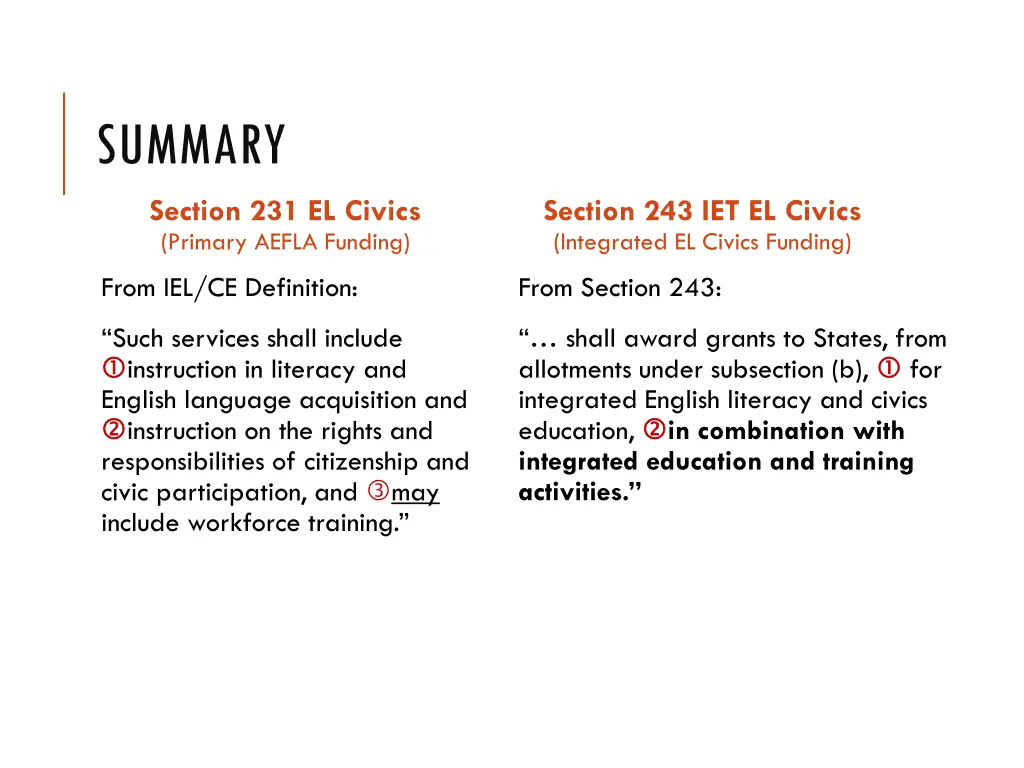 summary part 12 section 231 el civics primary