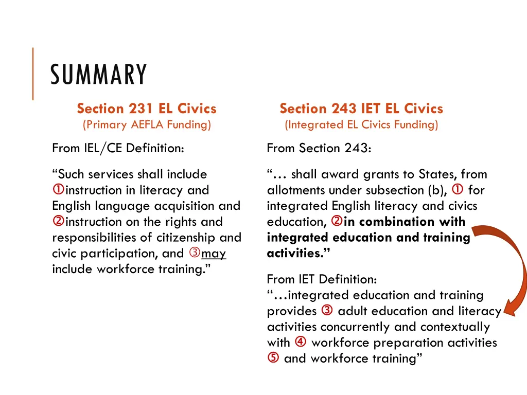 summary part 13 section 231 el civics primary