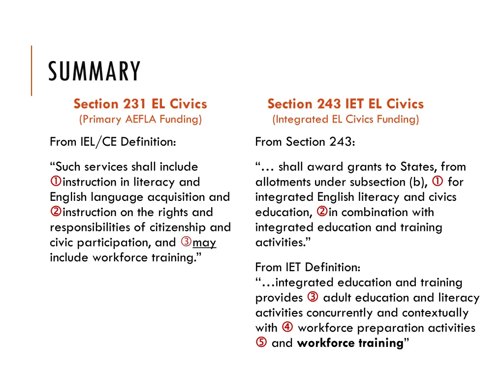 summary part 18 section 231 el civics primary