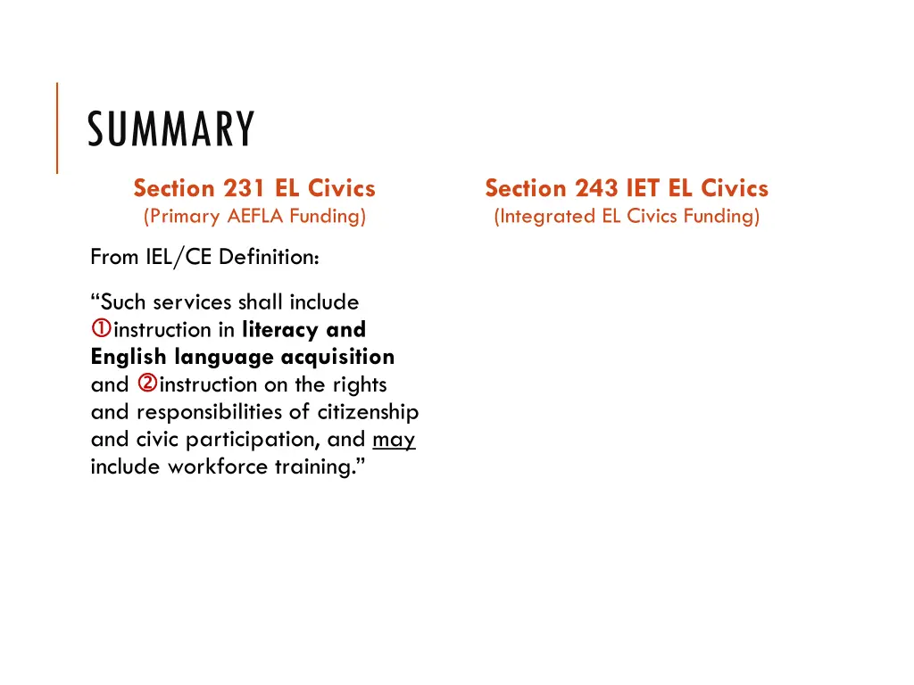summary part 6 part 4 part 3 section