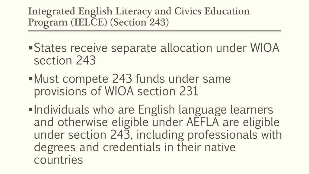integrated english literacy and civics education