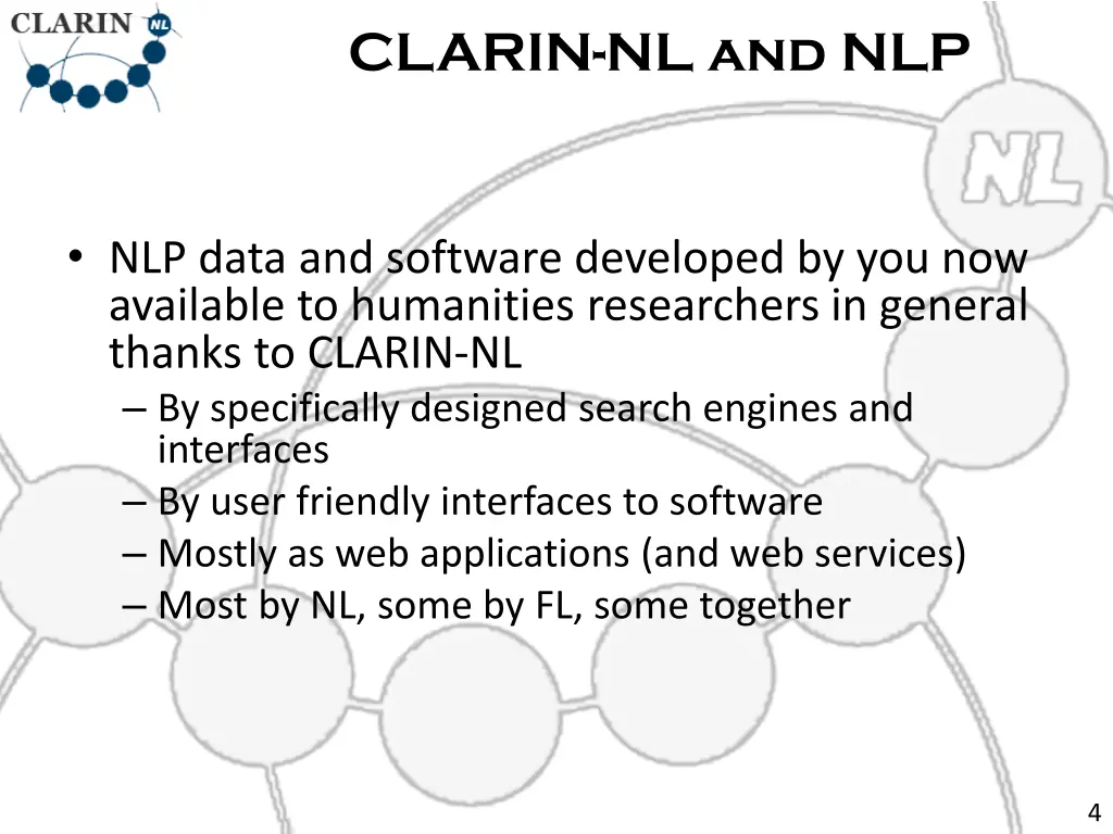 clarin nl and nlp