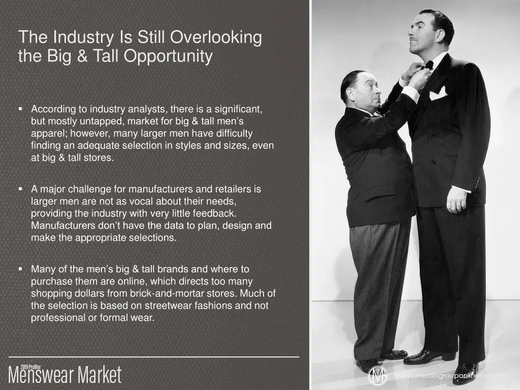 the industry is still overlooking the big tall