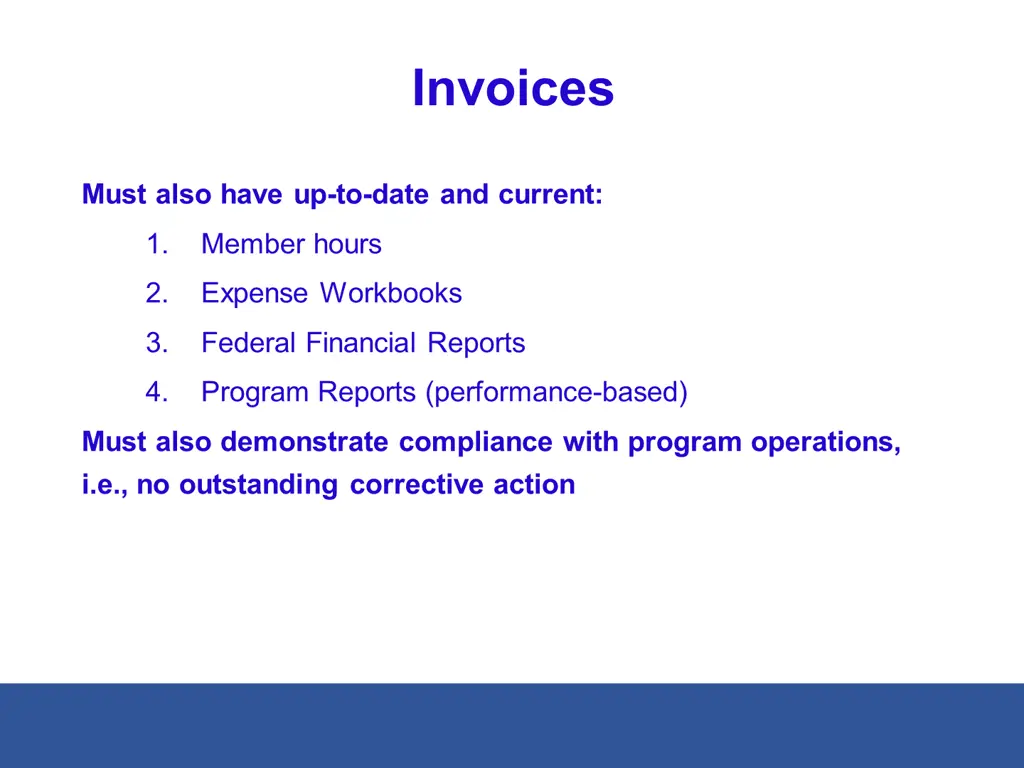 invoices