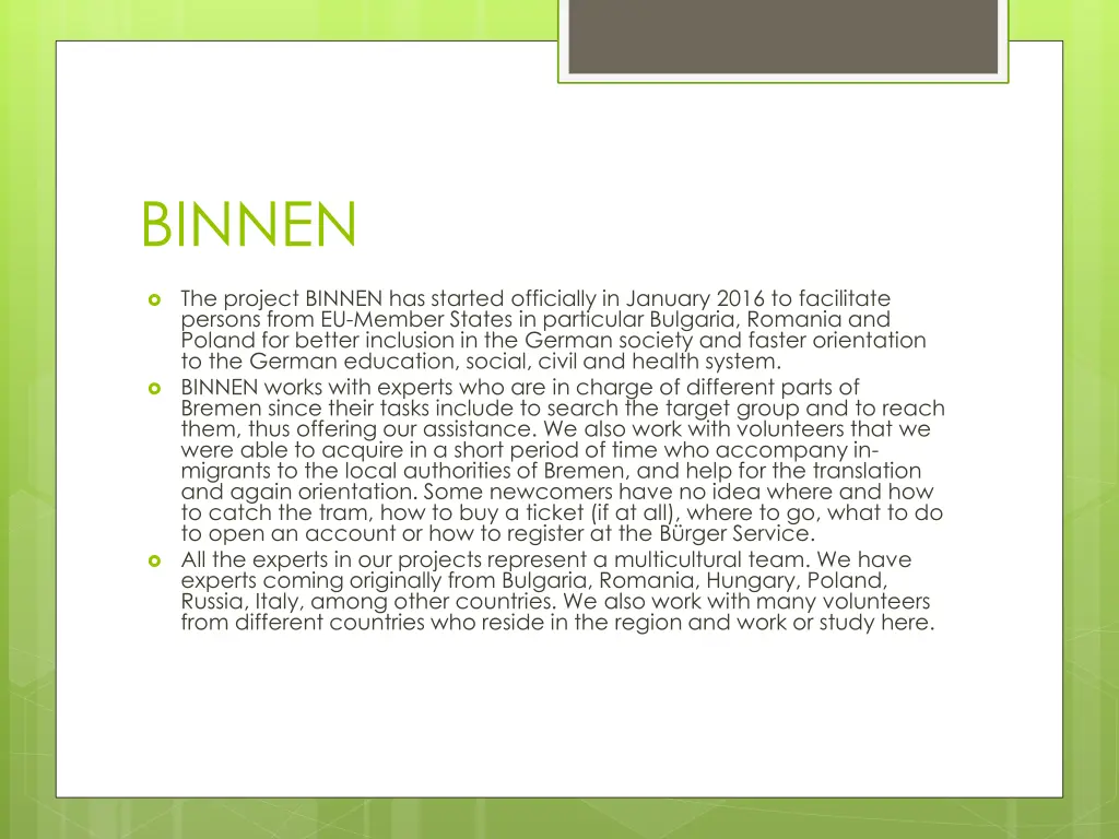 binnen