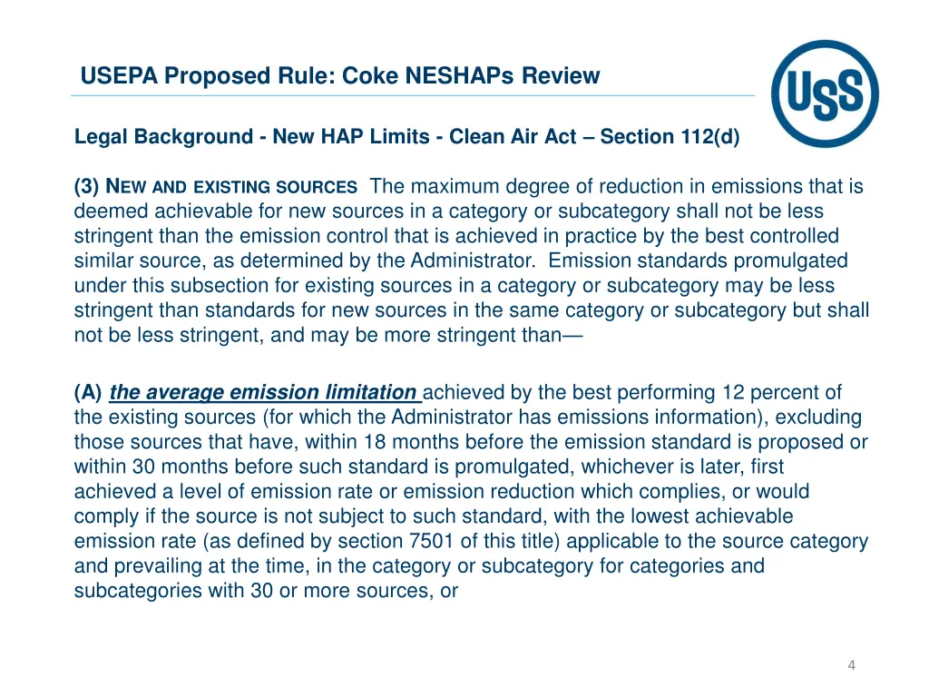 usepa proposed rule coke neshaps review 2