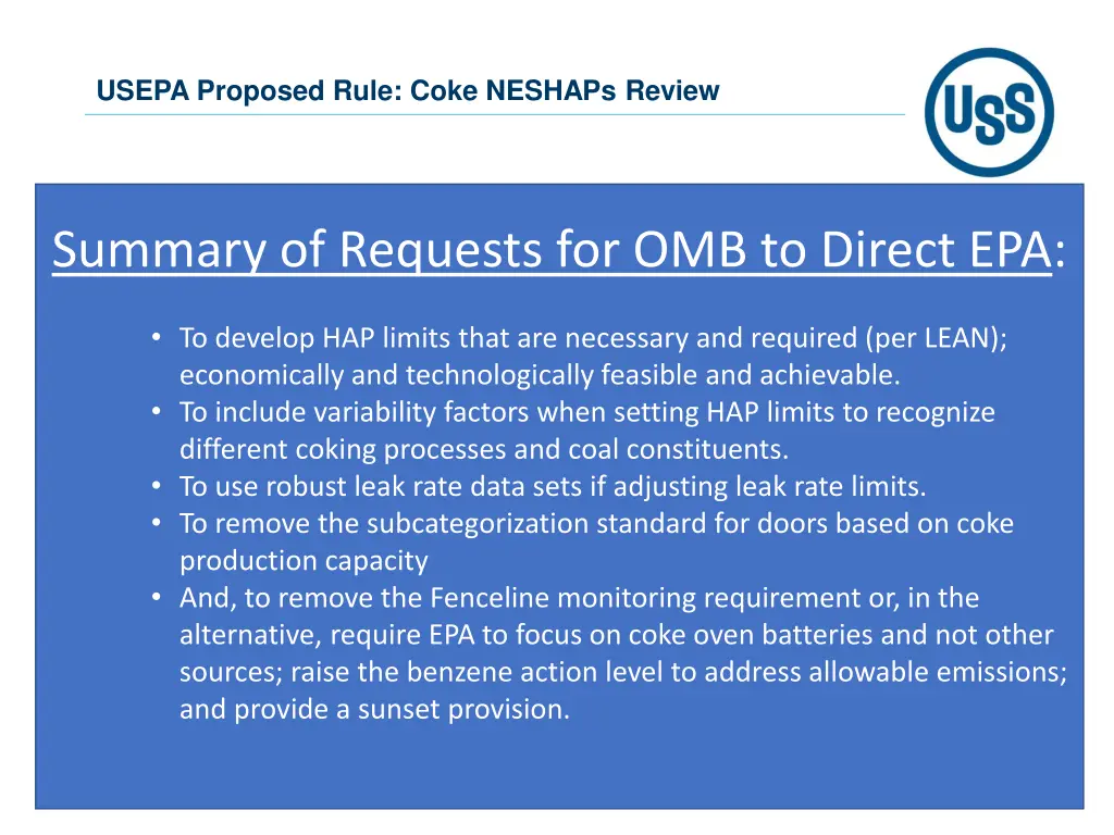 usepa proposed rule coke neshaps review 4
