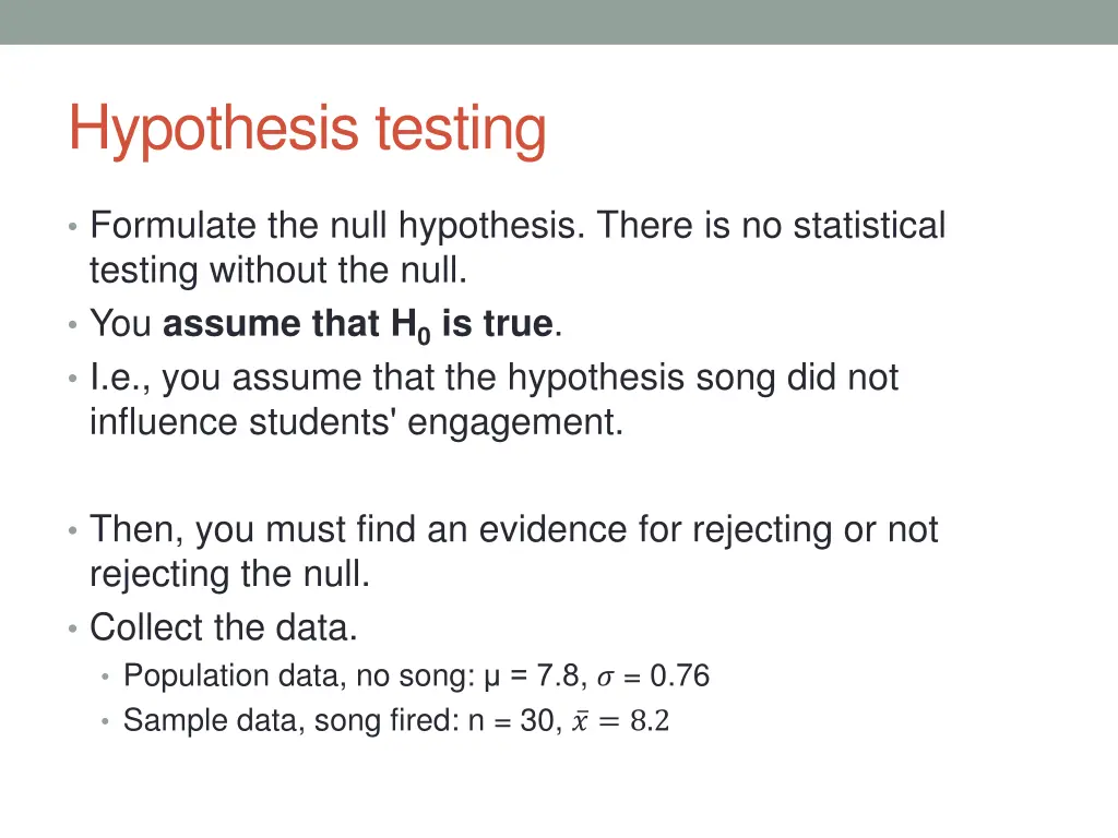 hypothesis testing 2