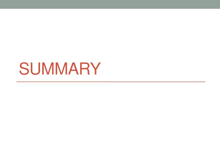 summary