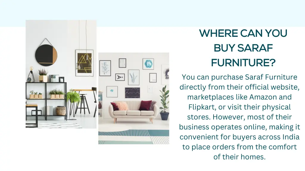 where can you buy saraf furniture