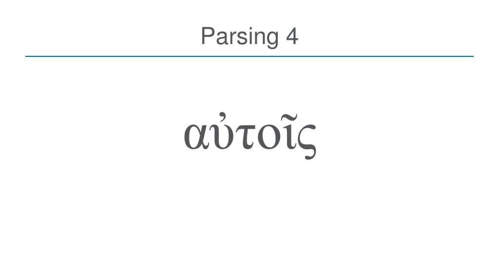 parsing 4