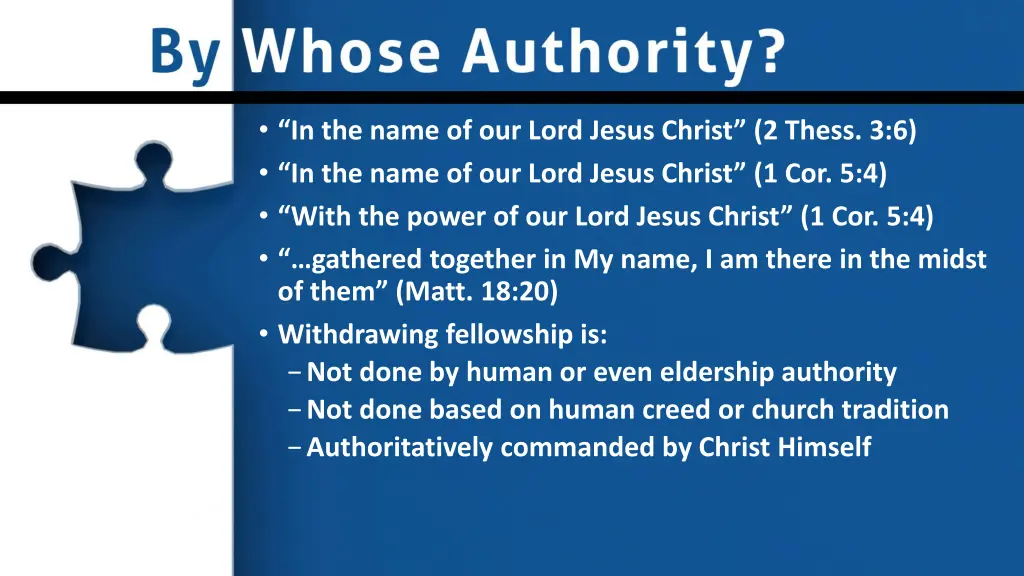 in the name of our lord jesus christ 2 thess