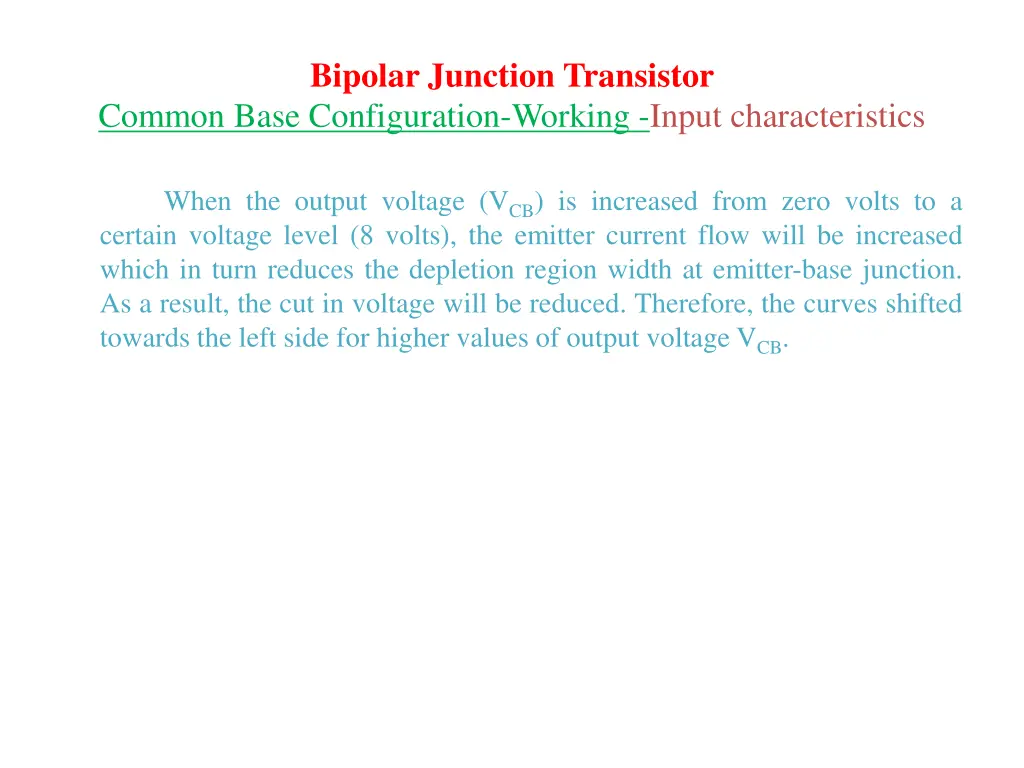 bipolar junction transistor 1