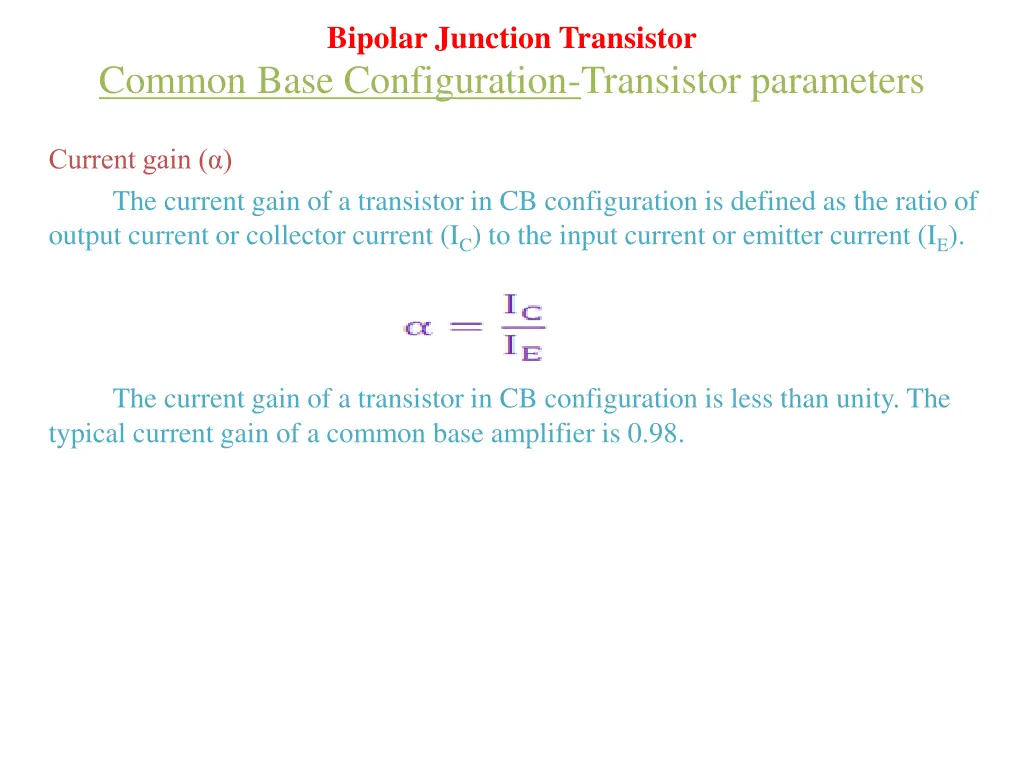 bipolar junction transistor 6