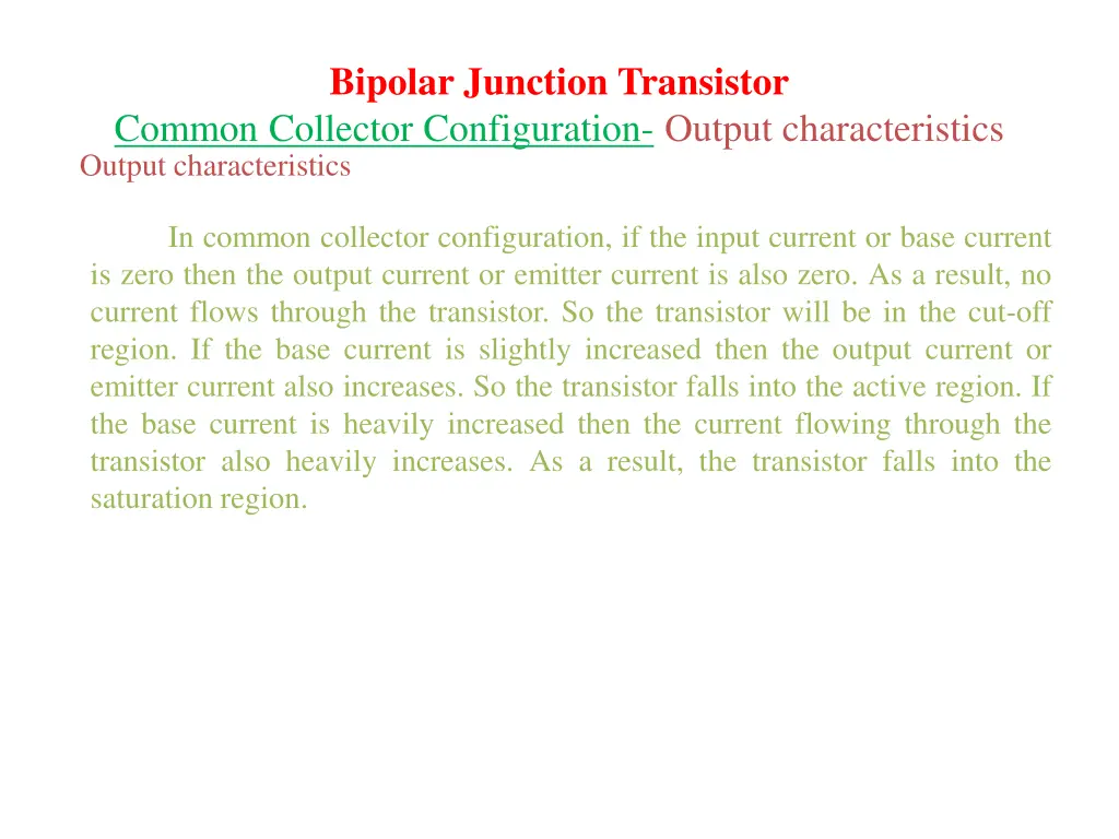 bipolar junction transistor common collector 6