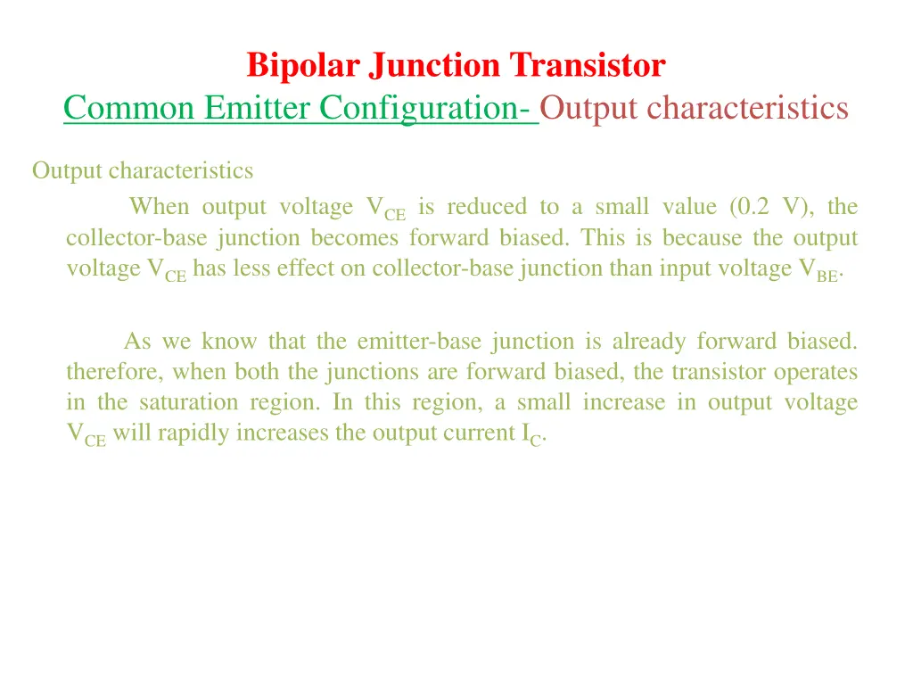 bipolar junction transistor common emitter 8
