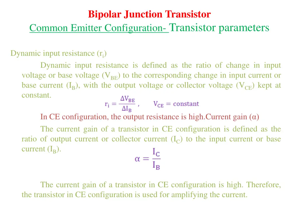 bipolar junction transistor common emitter 9
