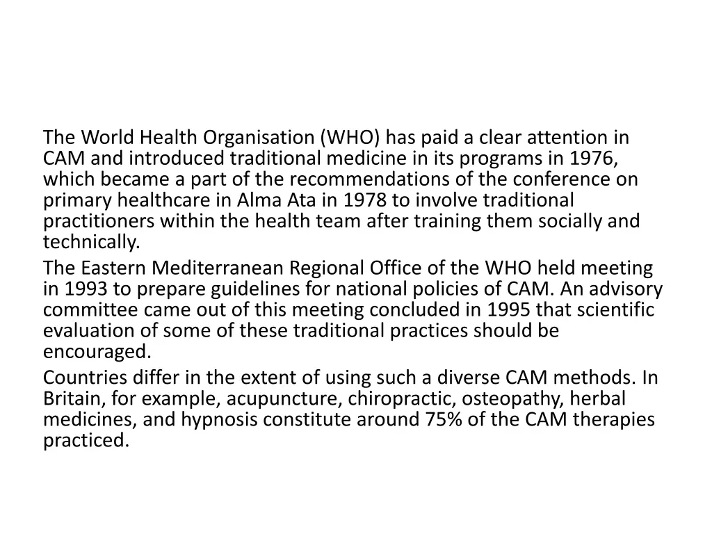 the world health organisation who has paid