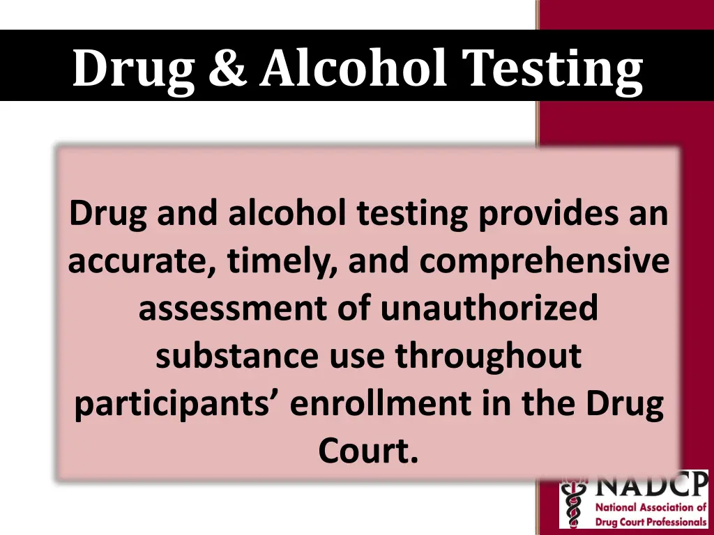 key moments in nadcp history drug alcohol testing