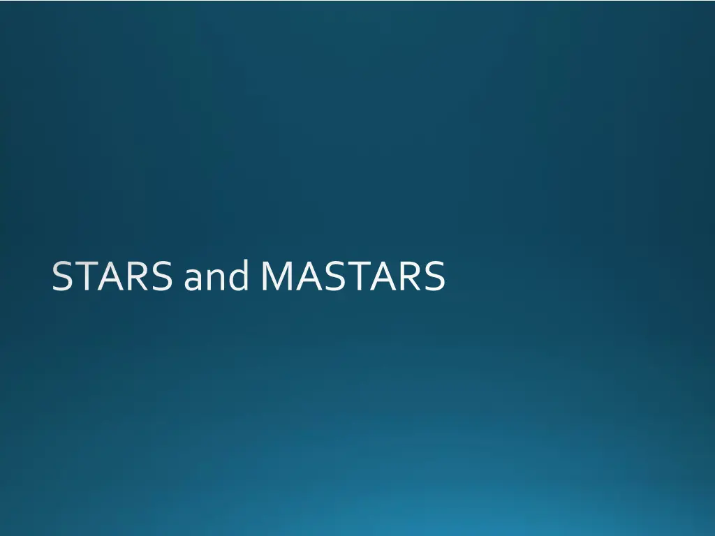 stars and mastars