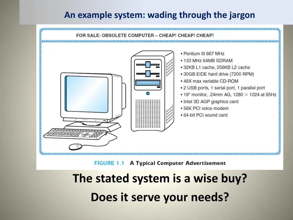 an example system wading through the jargon