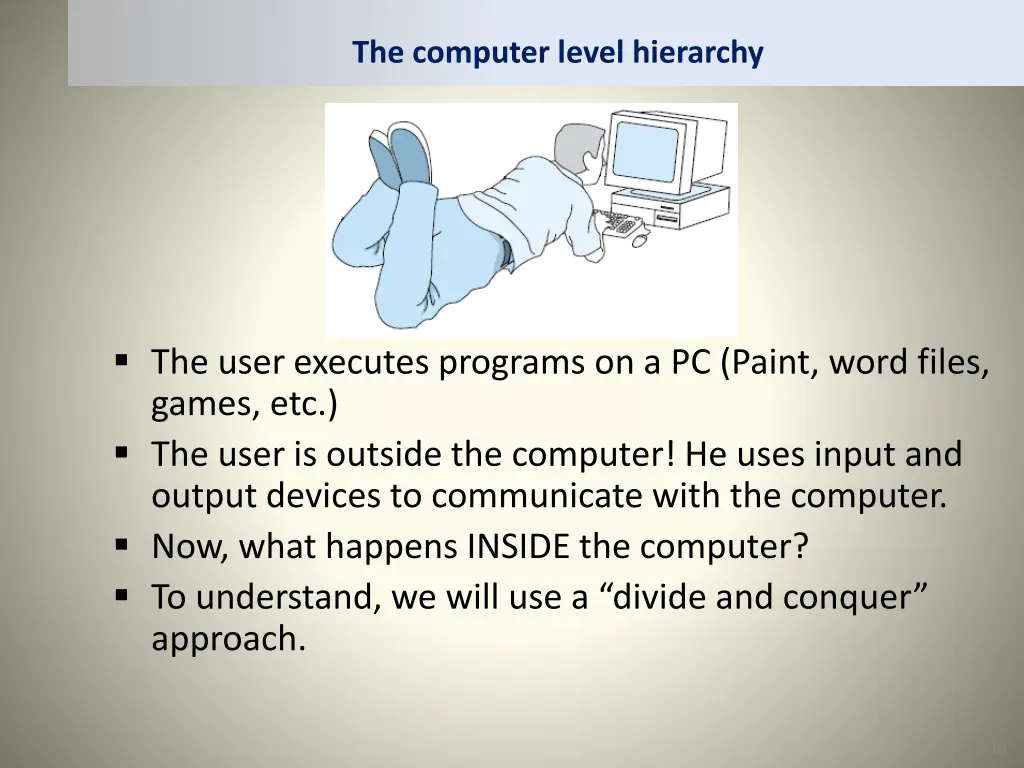 the computer level hierarchy