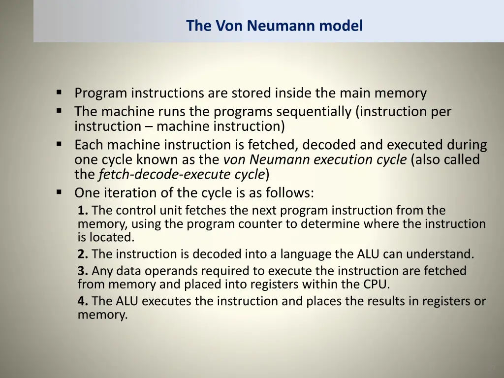 the von neumann model 3