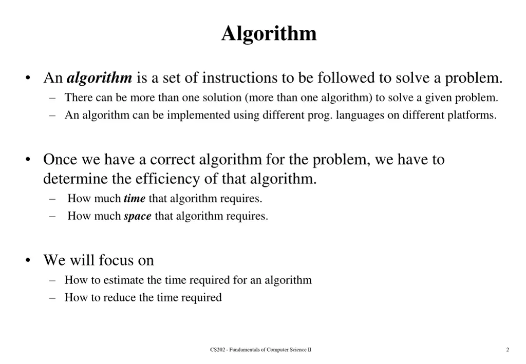 algorithm