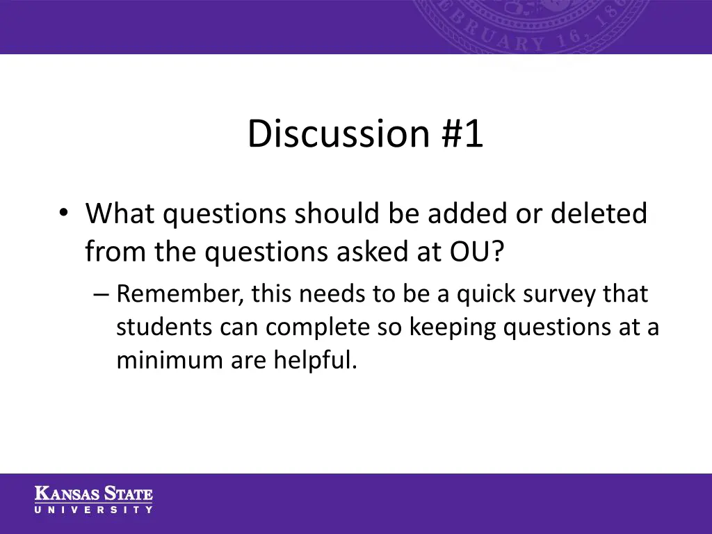 discussion 1