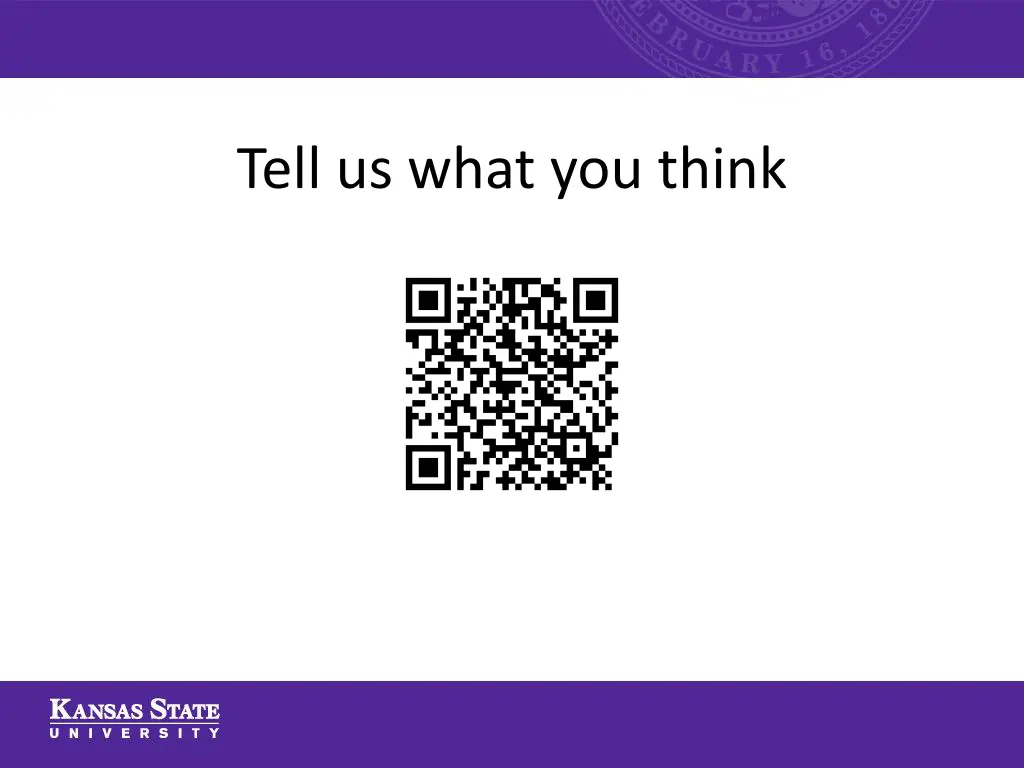 tell us what you think