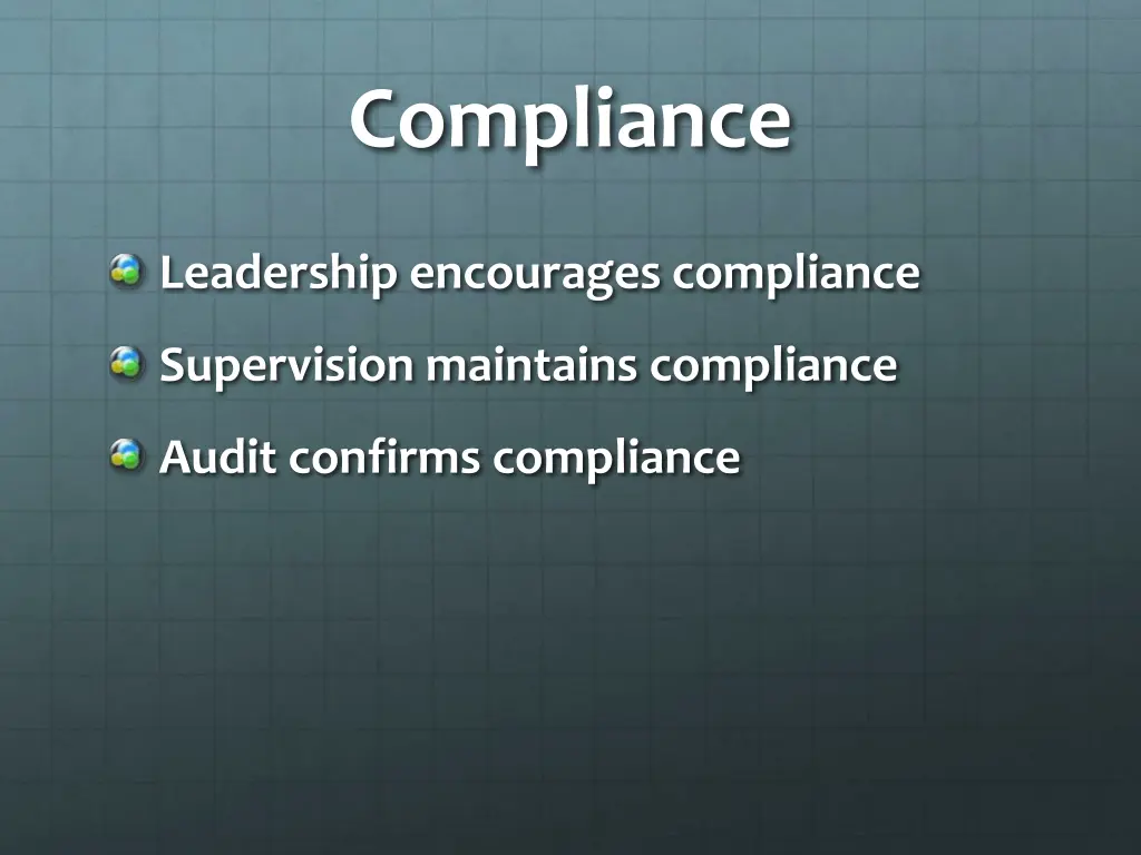 compliance
