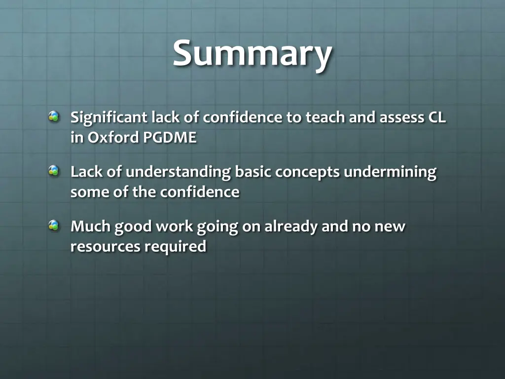 summary