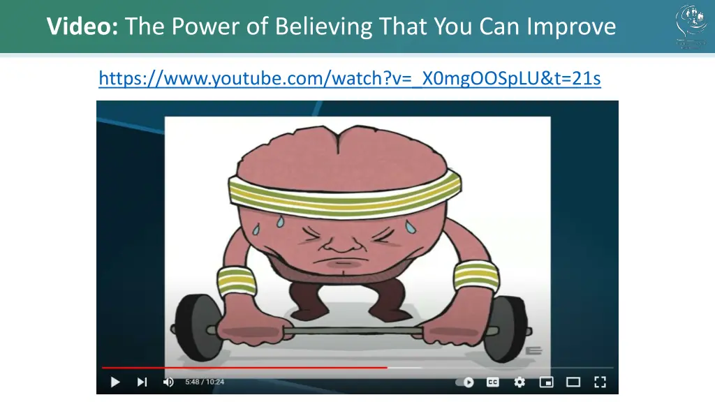 video the power of believing that you can improve