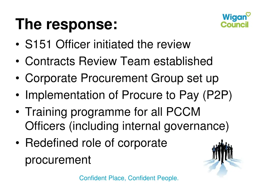 the response s151 officer initiated the review