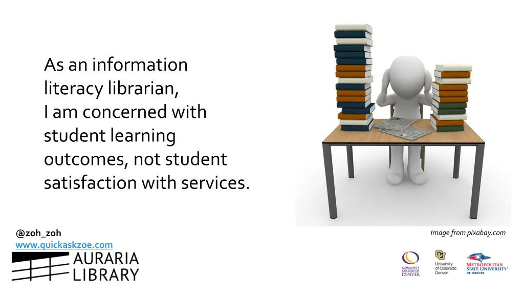 as an information literacy librarian