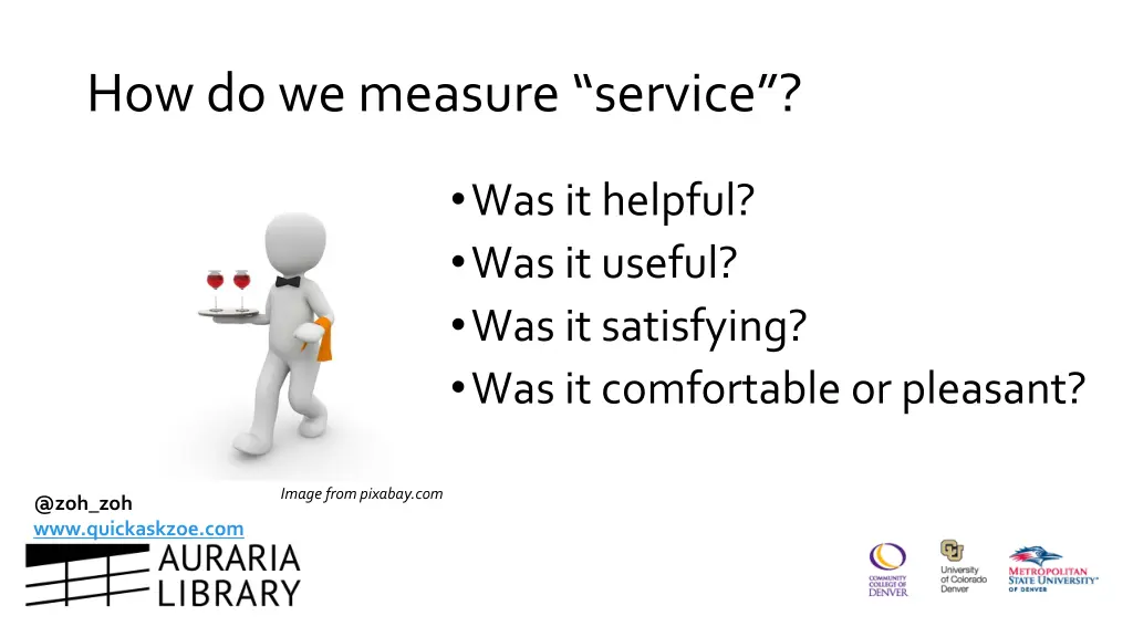 how do we measure service