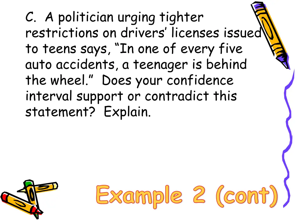 c a politician urging tighter restrictions