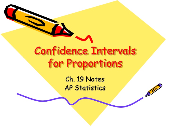 confidence intervals for proportions