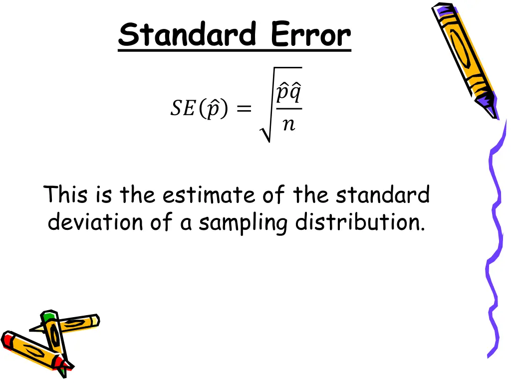 standard error