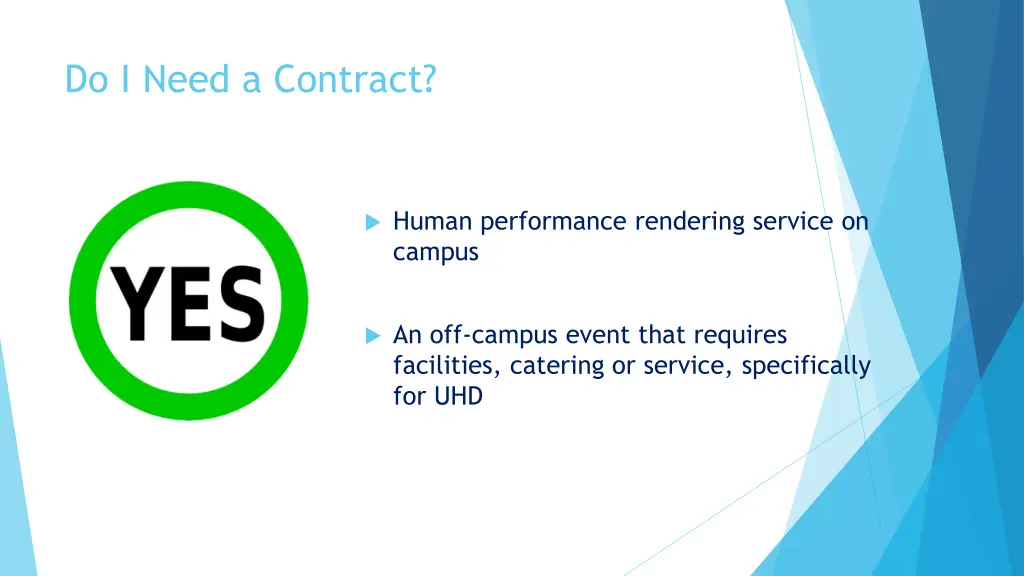 do i need a contract