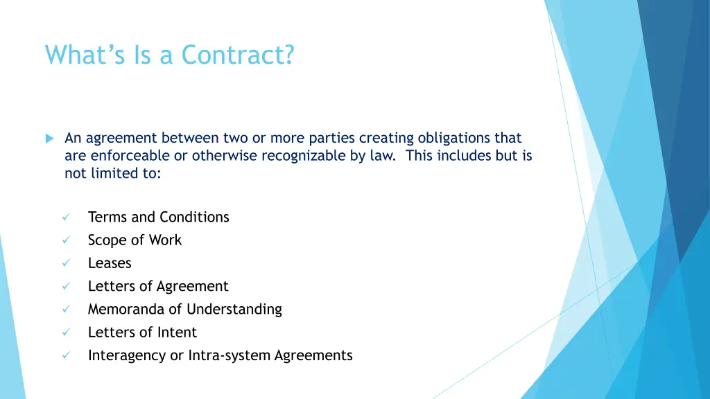 what s is a contract